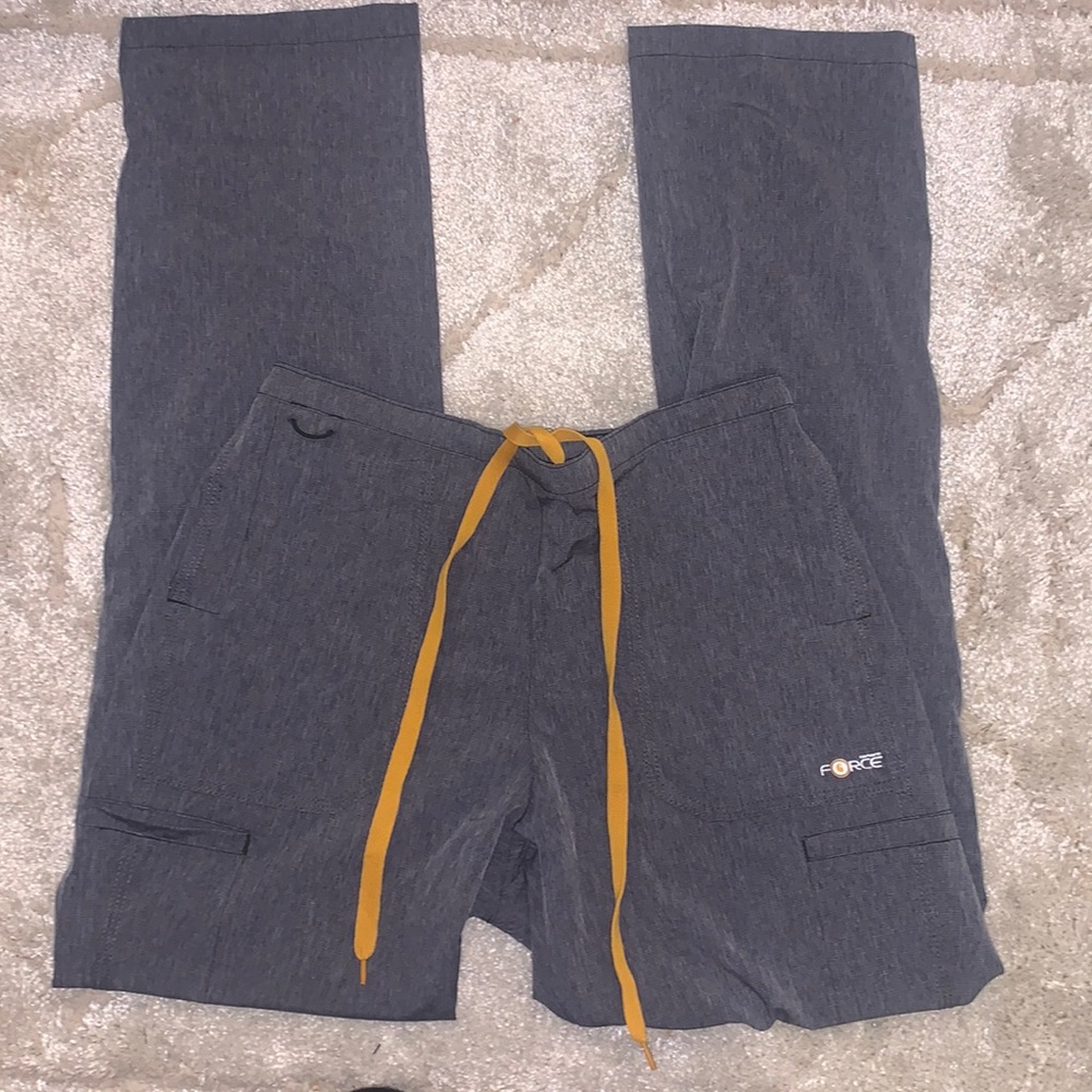 Carhartt Ladies Gray Straight Leg Scrub Pants
